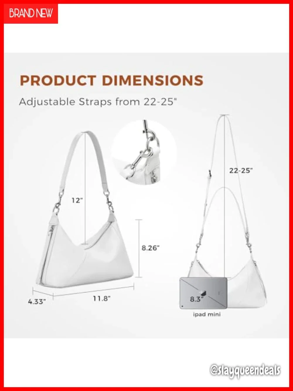 Genuine Leather Hobo Bag for Women Crossbody Shoulder Purse Lightweight